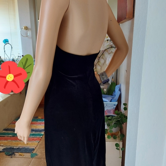 Velvet Backless LBD - Picture 2 of 5